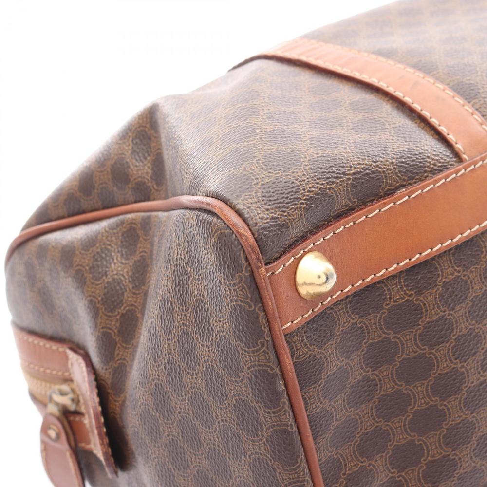 Celine Macadam Tote Bag Brown Canvas Leather - Picture 8 of 8